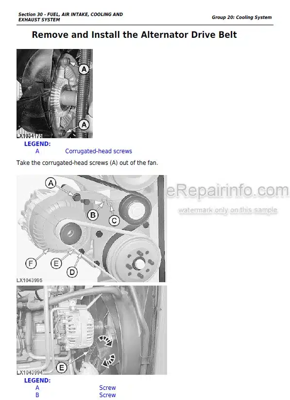 Photo 3 - John Deere 6830 6930 Premium Repair Manual Tractor TM8024