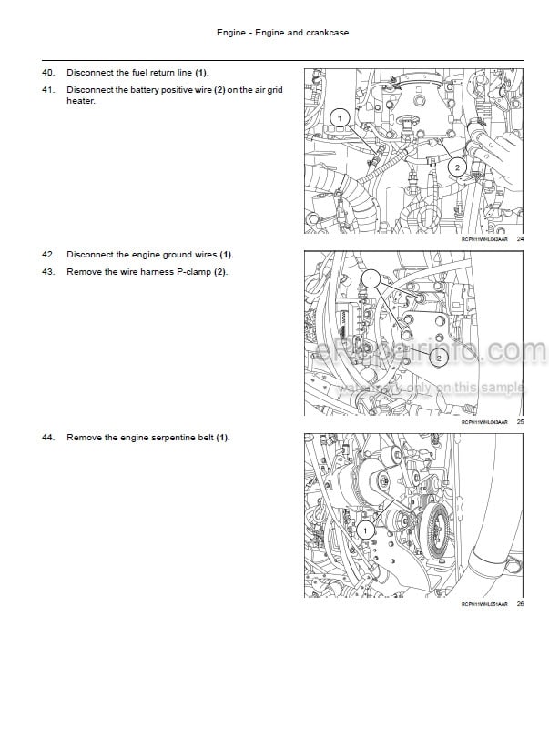 Photo 8 - Case 1000 Service Manual Crawler 9-72142