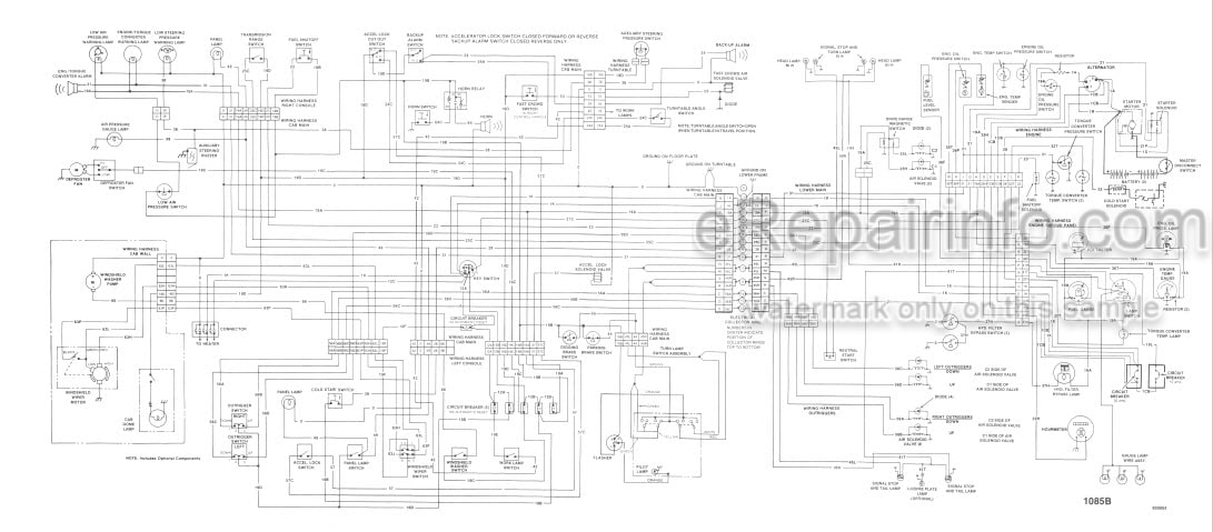 Photo 6 - Case 1085B 1086B Cruz Air Service Manual Wheel Excavator 8-44630