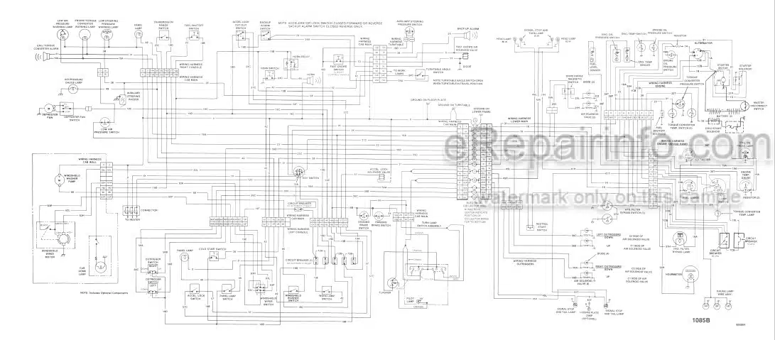 Photo 6 - Case 1085B 1086B Cruz Air Service Manual Wheel Excavator 8-44630