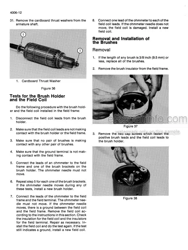 Photo 8 - Case 1150B Service Manual Crawler 9-72547