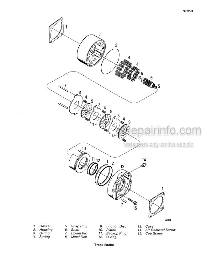 Photo 6 - Case 1187 1187B Service Manual Feller Buncher 8-42211