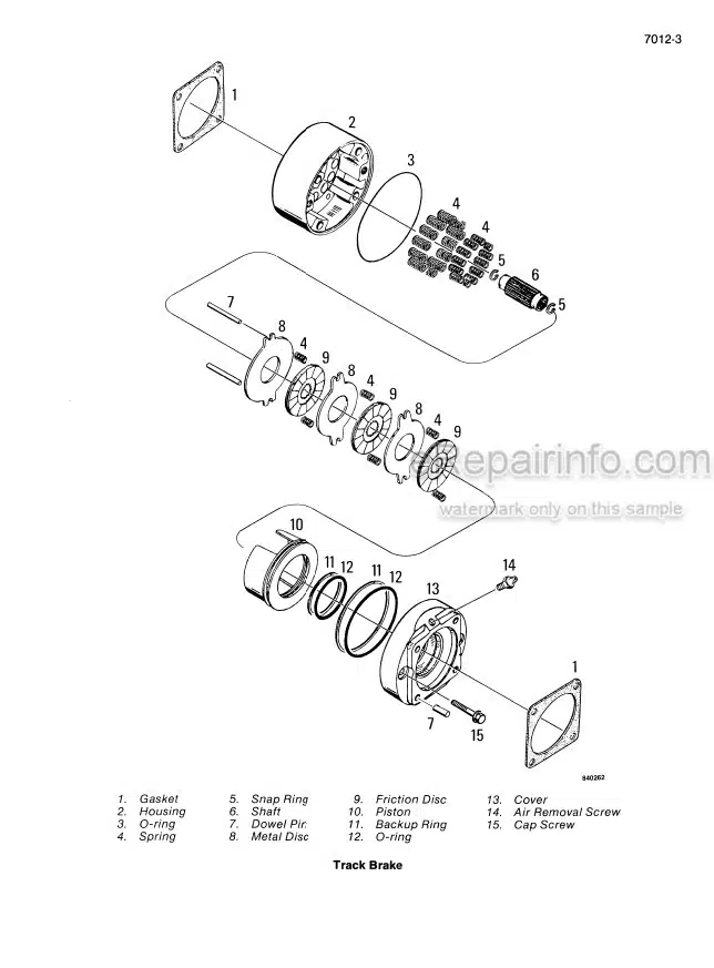Photo 6 - Case 1187 1187B Service Manual Feller Buncher 8-42211