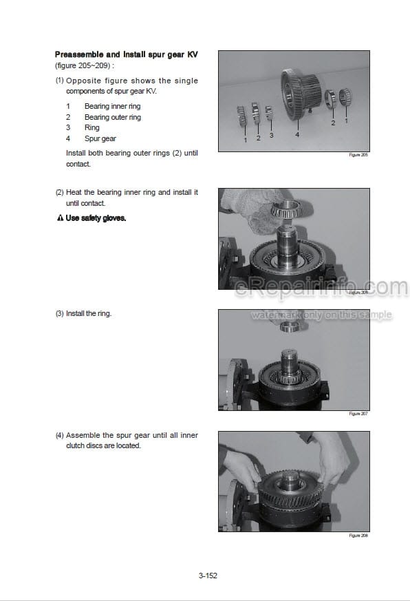 Photo 8 - Case 1188 Service Manual Wheeled And Crawler Excavator 7-79944