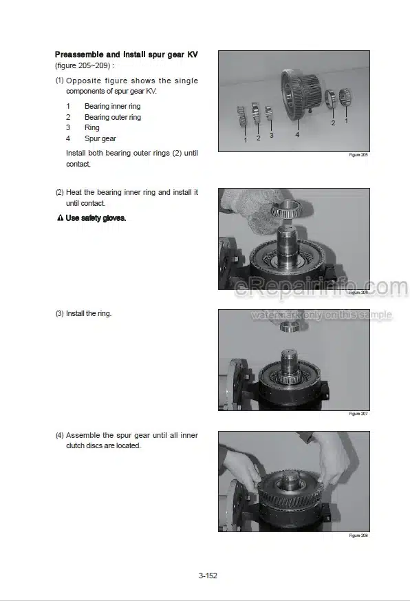 Photo 1 - Case 1221F Tier 4 Service Manual Wheel Loader