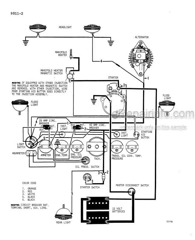 Photo 5 - Case 1450 Service Manual Crawler 9-72858