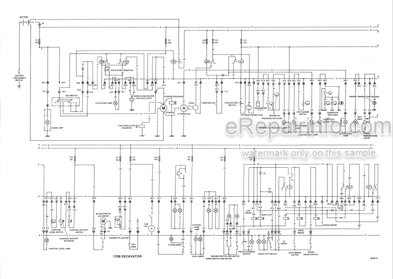 Photo 5 - Case 170B Service Manual Excavator 8-44600