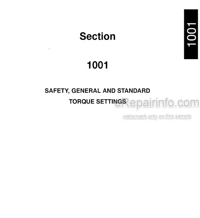 Photo 4 - Case 21B 121B 221B Service Manual Loader 7-79121
