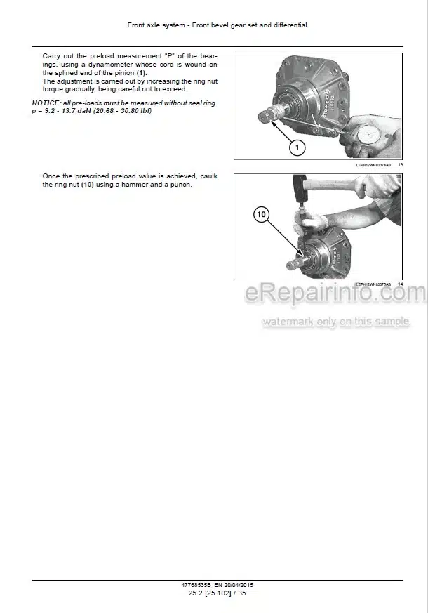 Photo 1 - Case 21F 121F 221F 321F Tier 4 Service Manual Compact Wheel Loader 47768535B