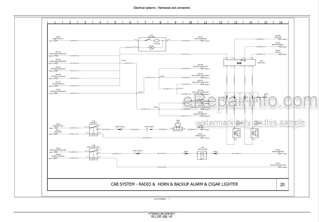 Photo 6 - Case 21F 121F 221F 321F Stage IIIB Service Manual Compact Wheel Loader 47768535C