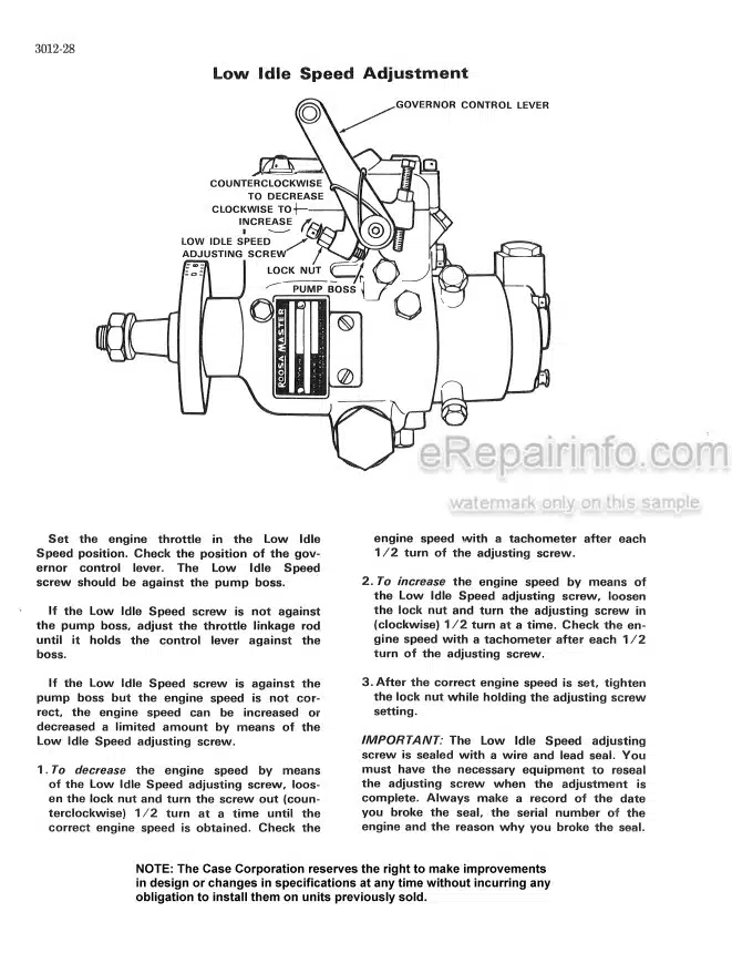 Photo 6 - Case 310G 350 Service Manual Crawler Dozer 9-99774