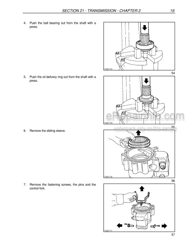 Photo 9 - Case 325 Service Manual Articulated Truck 9-35401