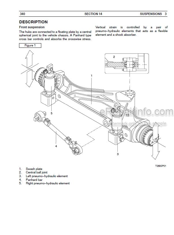Photo 6 - Case 340 Service Manual Articulated Truck 9-93760