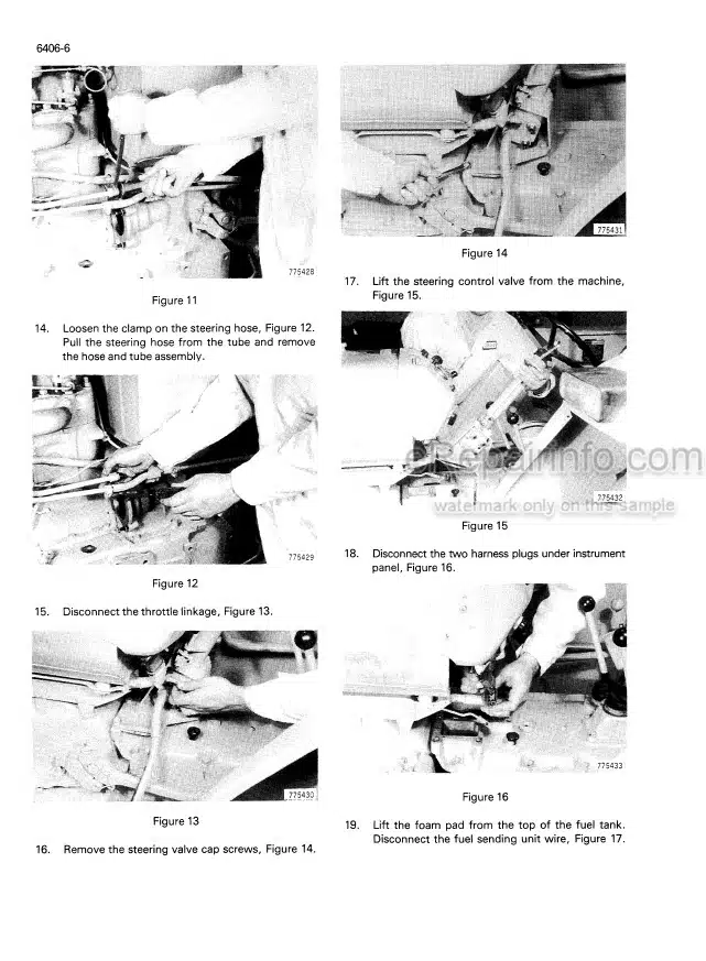 Photo 1 - Case 380 Service Manual Loader Landscaper 9-67012