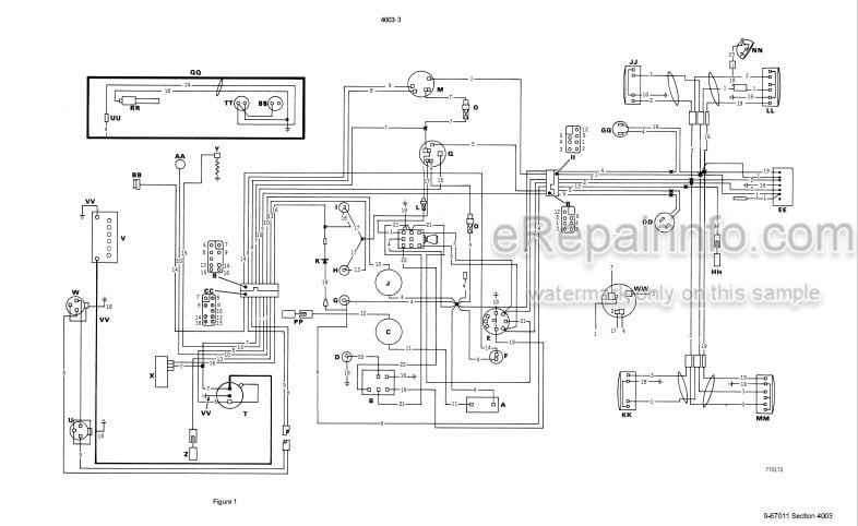 Photo 6 - Case 380 Service Manual Loader Landscaper 9-67012