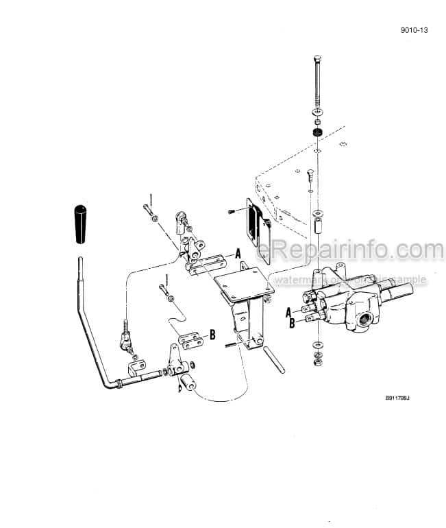 Photo 5 - Case 480C Service Manual Backhoe Loader 9-66026