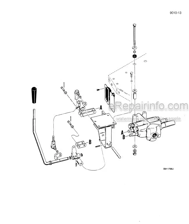 Photo 5 - Case 480C Service Manual Backhoe Loader 9-66026