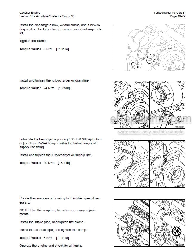 Photo 7 - Case 21B 121B 221B Service Manual Loader 7-79121