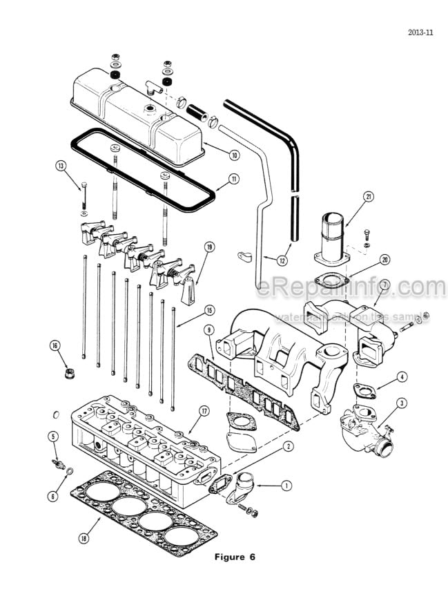 Photo 3 - Case 500 W5 W5A Service Manual Loader 9-76231