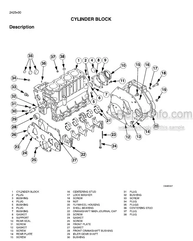 Photo 6 - Case 50 Service Manual Hydraulic Excavator 7-21100