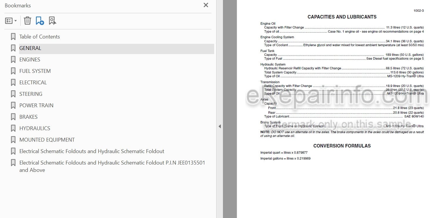 Photo 3 - Case 521D Service Manual Loader 6-40745