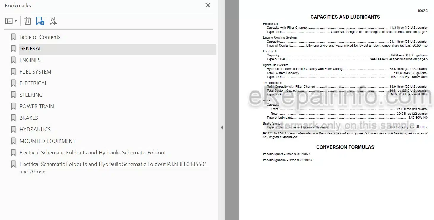 Photo 3 - Case 521D Service Manual Loader 6-40745