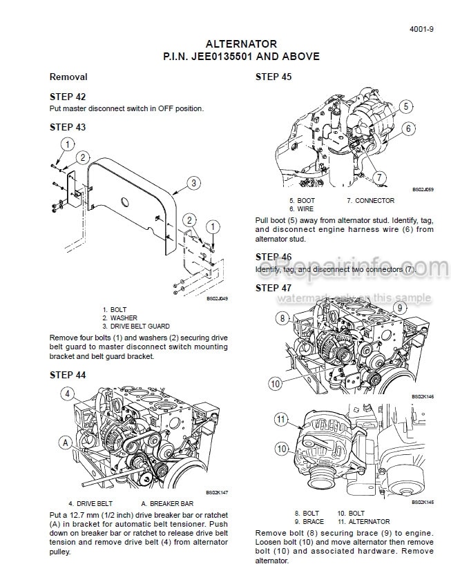 Photo 6 - Case 521D Service Manual Loader 6-40745