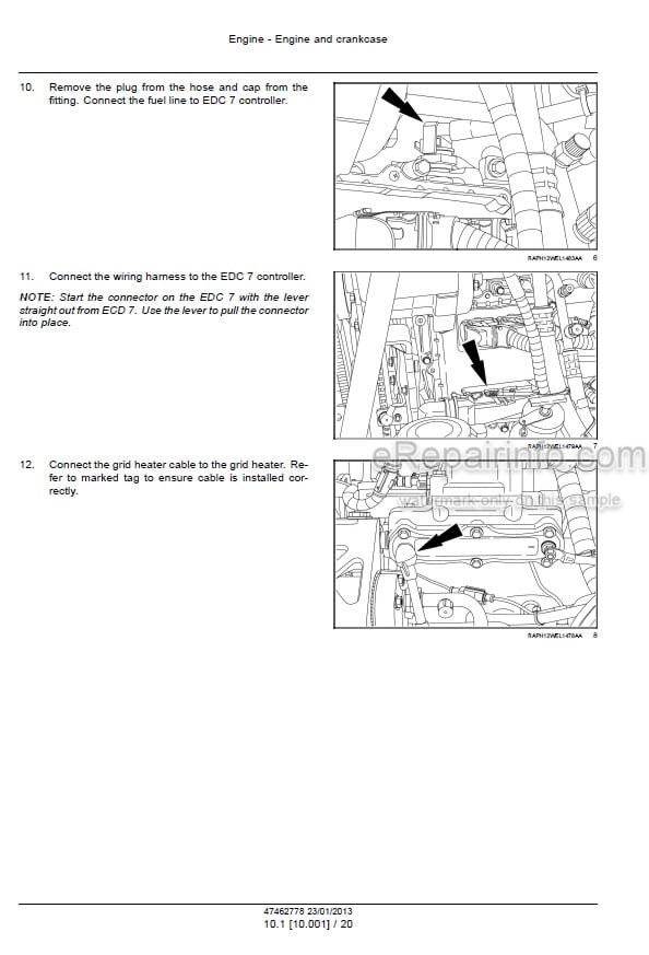 Photo 8 - Case 521D Service Manual Loader 6-40745
