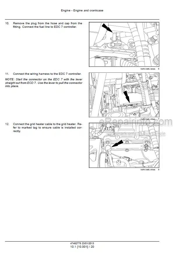 Photo 12 - Case 521F Tier 4 Service Manual Wheel Loader