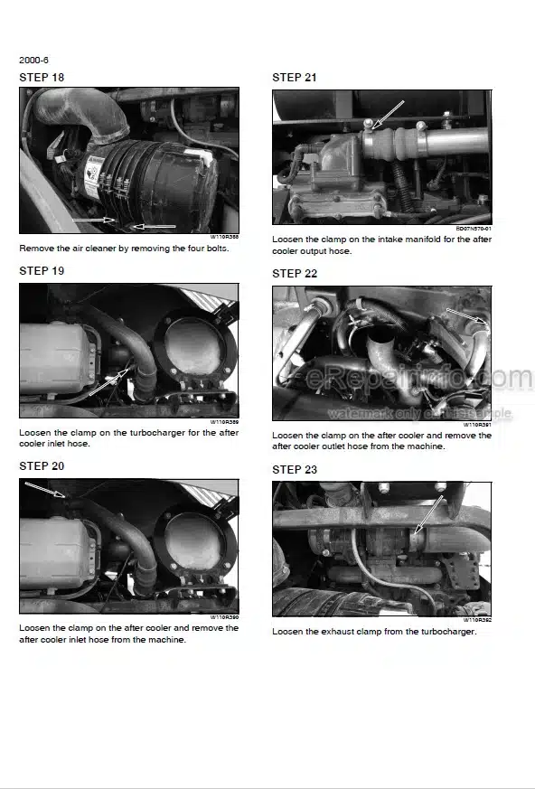 Photo 11 - Case 521F Tier II Service Manual Wheel Loader 47476327
