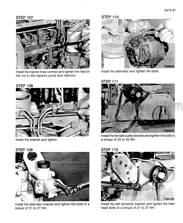 Photo 1 - Case 550E Service Manual Crawler 8-16692