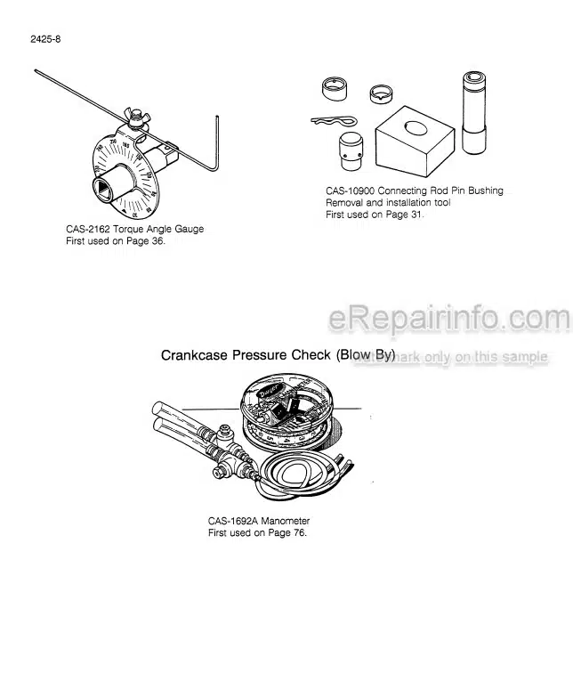 Photo 6 - Case 550E Service Manual Crawler 8-16692