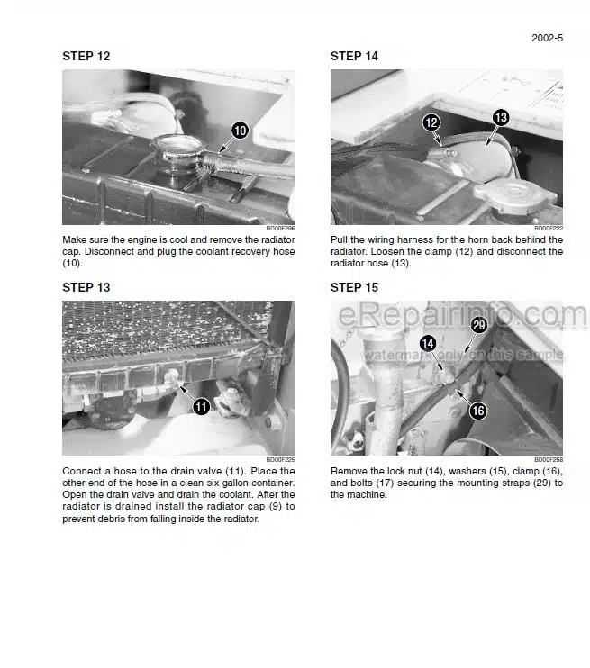 Photo 7 - Case 570MXT Service Manual Loader Landscaper 6-43571