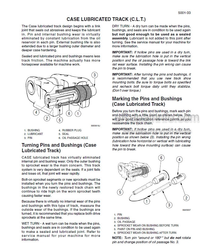 Photo 6 - Case 550H Service Manual Crawler 7-16170
