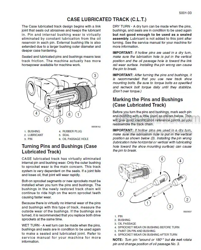 Photo 6 - Case 550H Service Manual Crawler 7-16170