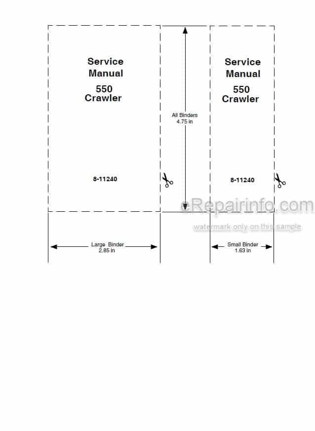 Photo 5 - Case 550 Service Manual Crawler 8-11240
