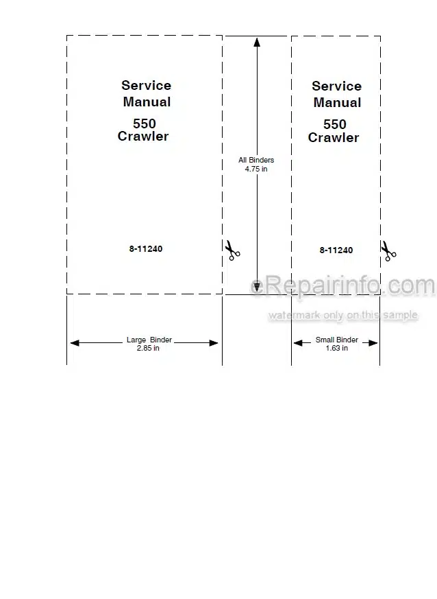 Photo 5 - Case 550 Service Manual Crawler 8-11240