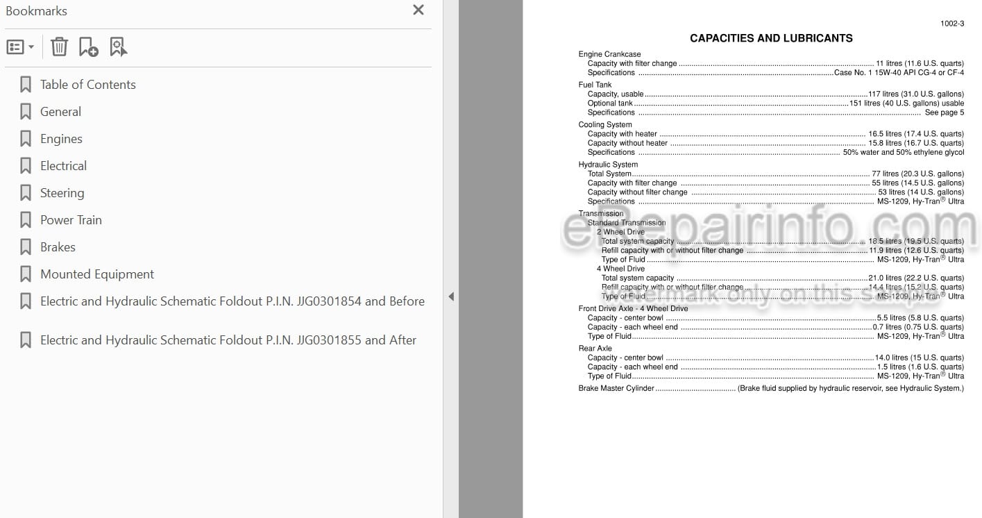 Photo 4 - Case 570MXT Service Manual Loader Landscaper 6-43571