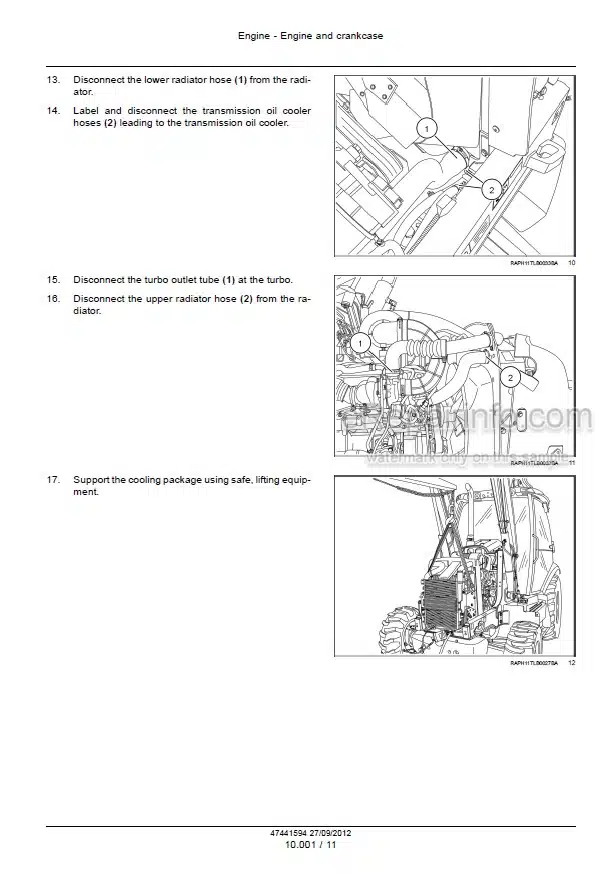 Photo 2 - Case 570NXT Tier 4 Service Manual Tractor Loader 47441594