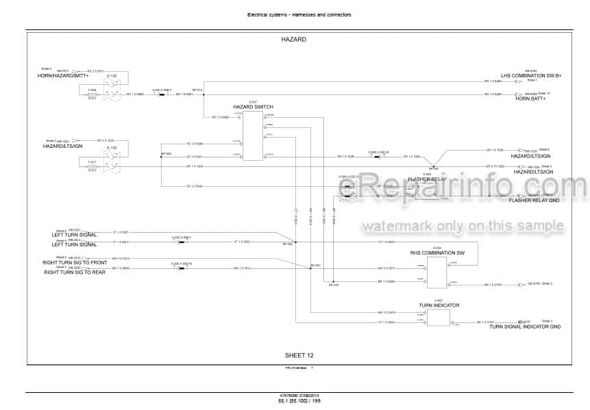 Photo 6 - Case 570T Service Manual Backhoe Loader 47576089