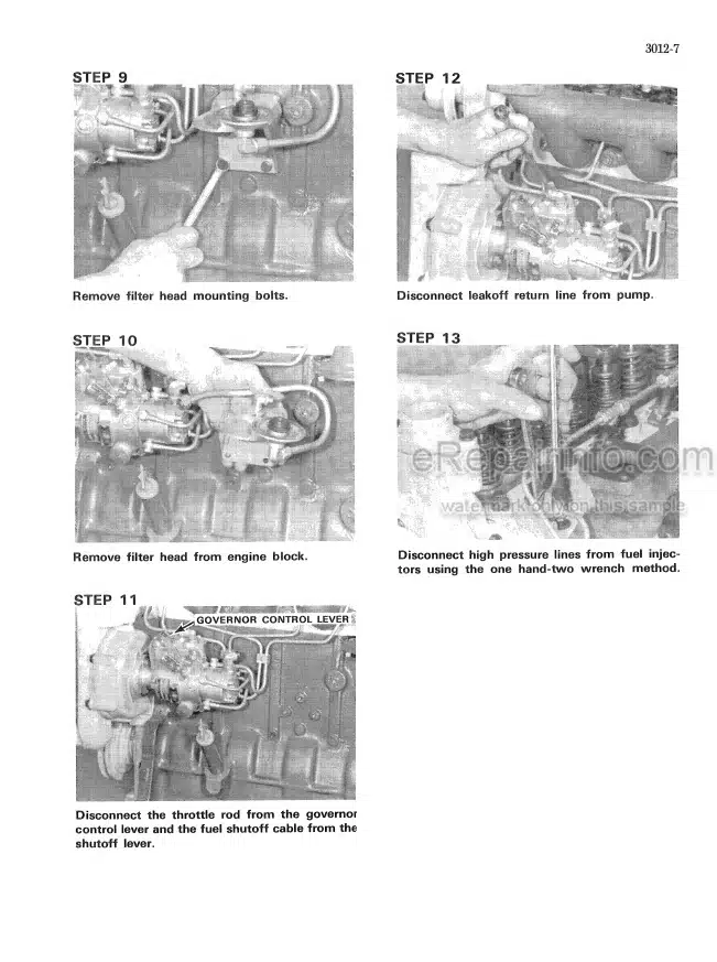 Photo 5 - Case 580C Service Manual Loader Backhoe 9-66018