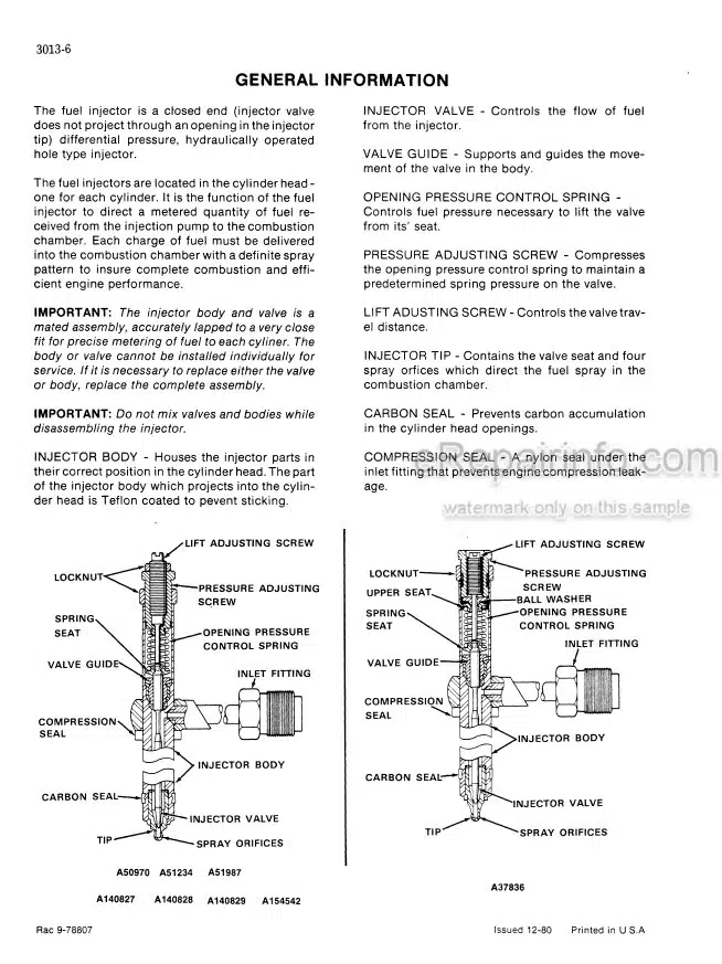Photo 6 - Case 580C Service Manual Loader Backhoe 9-66018