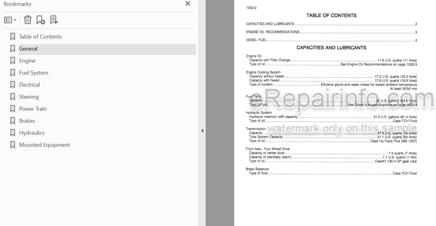 Photo 4 - Case 580K Service Manual Loader Backhoe 8-12790