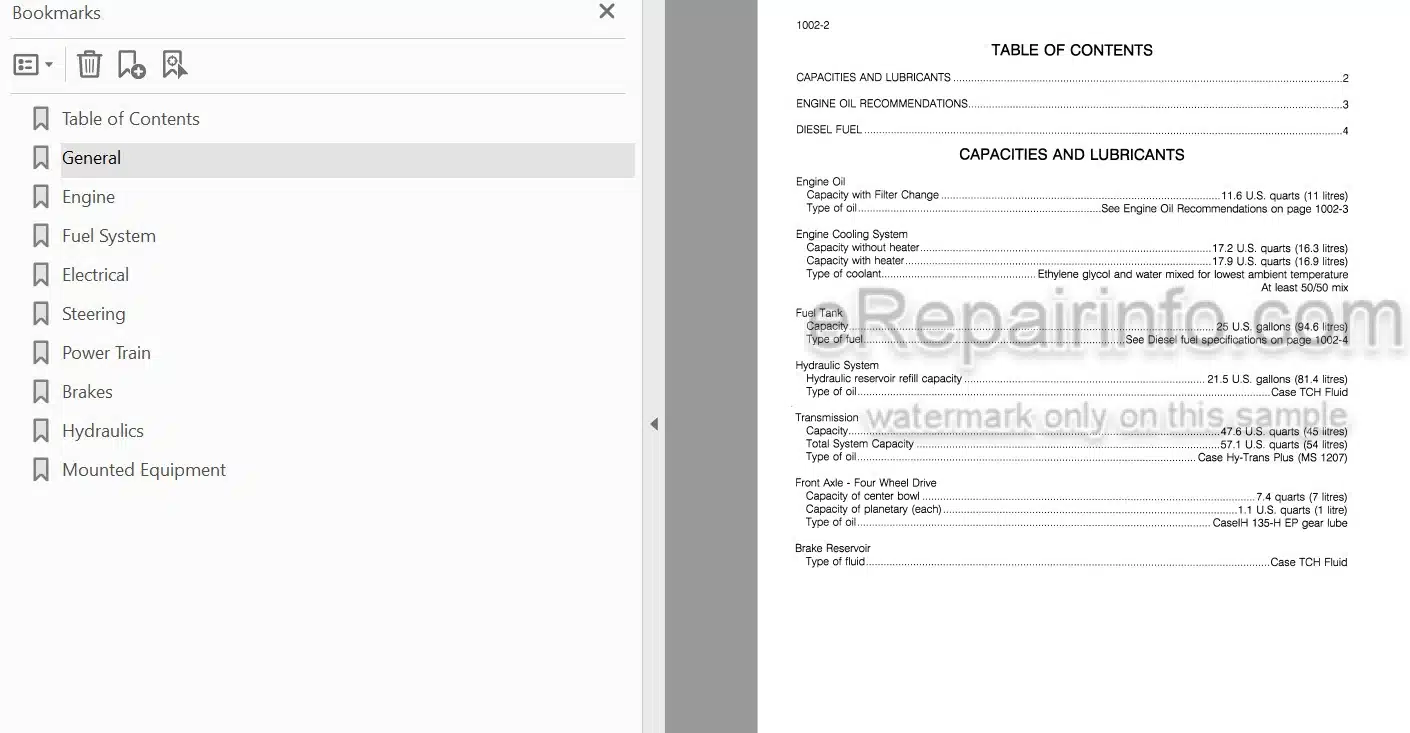 Photo 4 - Case 580K Service Manual Loader Backhoe 8-12790