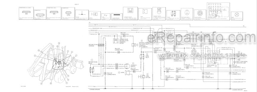 Photo 3 - Case 580K Service Manual Loader Backhoe 8-12790
