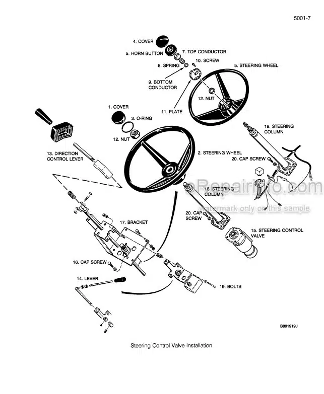 Photo 6 - Case 580K Service Manual Loader Backhoe 8-12790