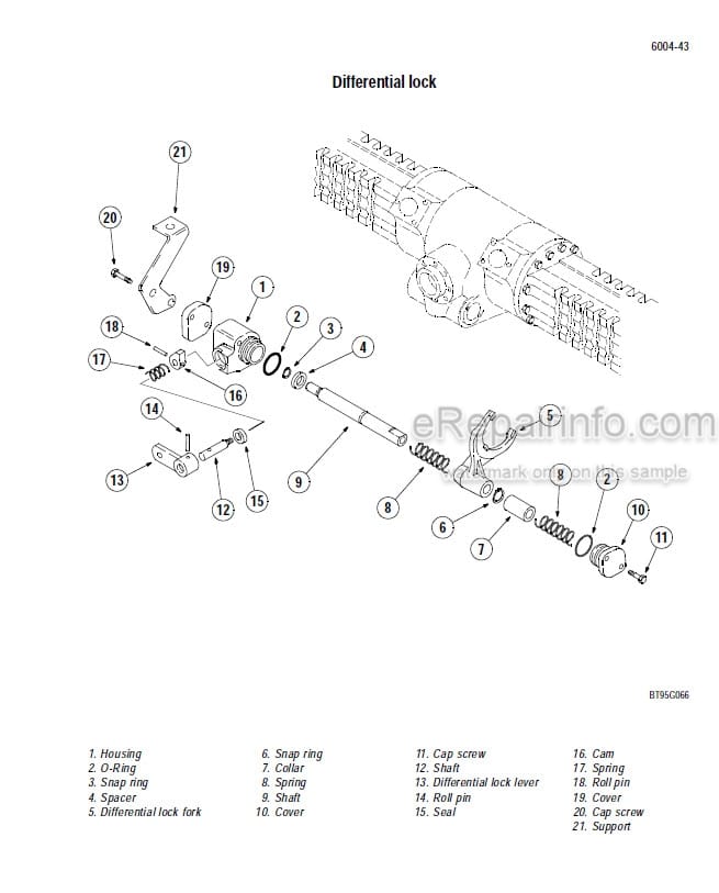 Photo 3 - Case 580LE 580SLE 580LSP 580LPS 590SLE 590LSP Service Manual Loader Backhoe 7-79973