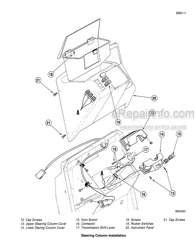Photo 3 - Case 580L Super L 590L Super L Service Manual Loader Backhoe 7-48694