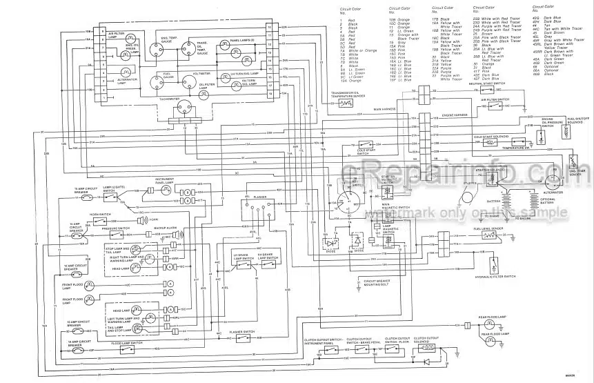Photo 5 - Case 584E 585E 586E Service Manual Forklift 8-44811