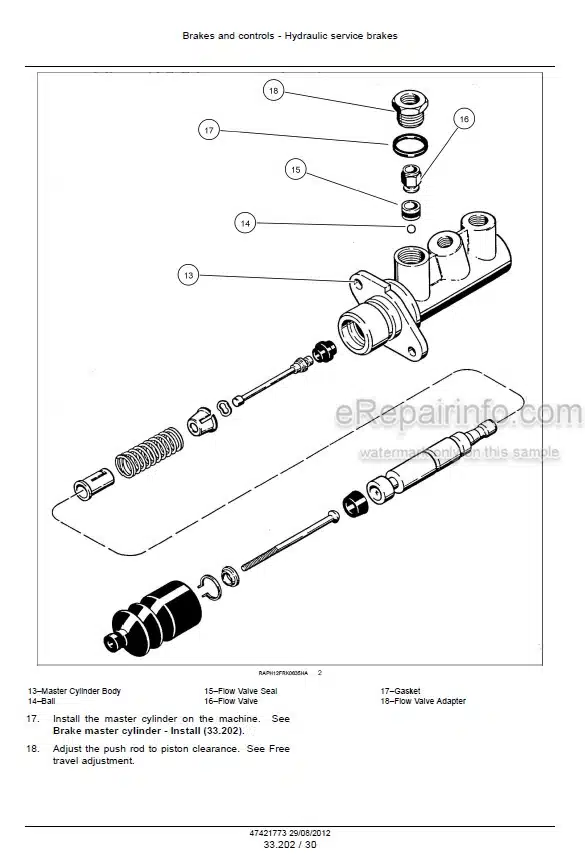 Photo 6 - Case 586H 588H Tier 4 Service Manual Rough Terrain Forklift 47421773